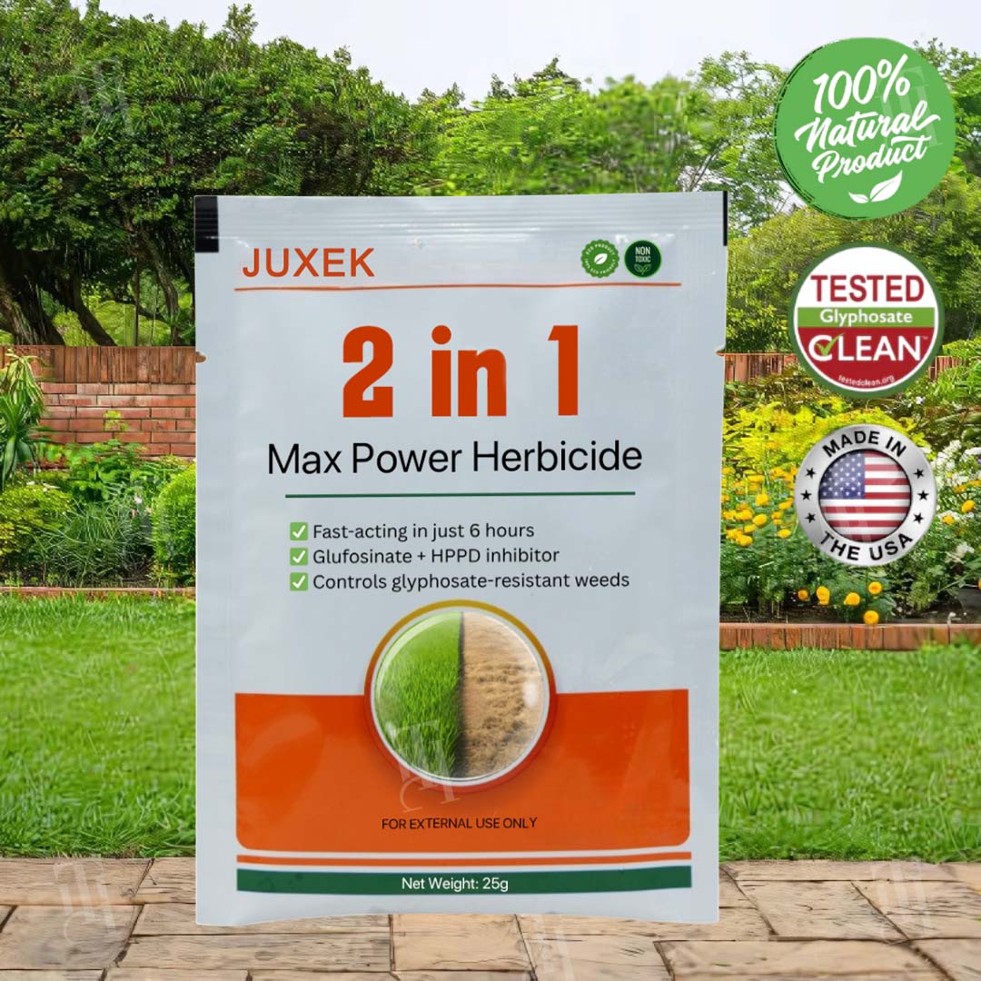✨ From Weed Jungle to Perfect Lawn! | ⏱️ Watch Weeds Wither in 6 Hours!  |Juxek® 2-in-1 Max Power Herbicide (100% Glyphosate-Free)
