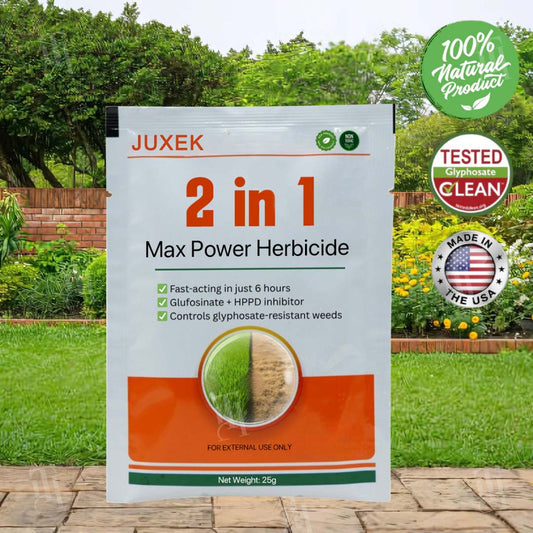 ✨ From Weed Jungle to Perfect Lawn! | ⏱️ Watch Weeds Wither in 6 Hours!  |Juxek® 2-in-1 Max Power Herbicide (100% Glyphosate-Free)